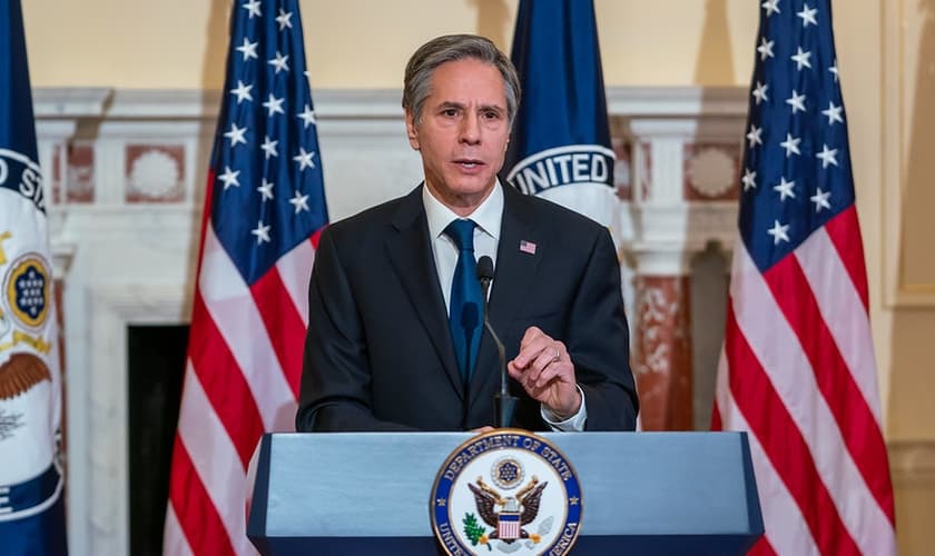 O secretário de Estado Antony J. Blinken. (Foto: Ron Przysucha / Domínio Público)