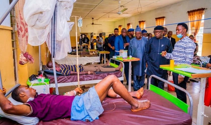 Ataque provocou mais de 60 feridos graves. (Foto: Facebook Government of Ekiti State)