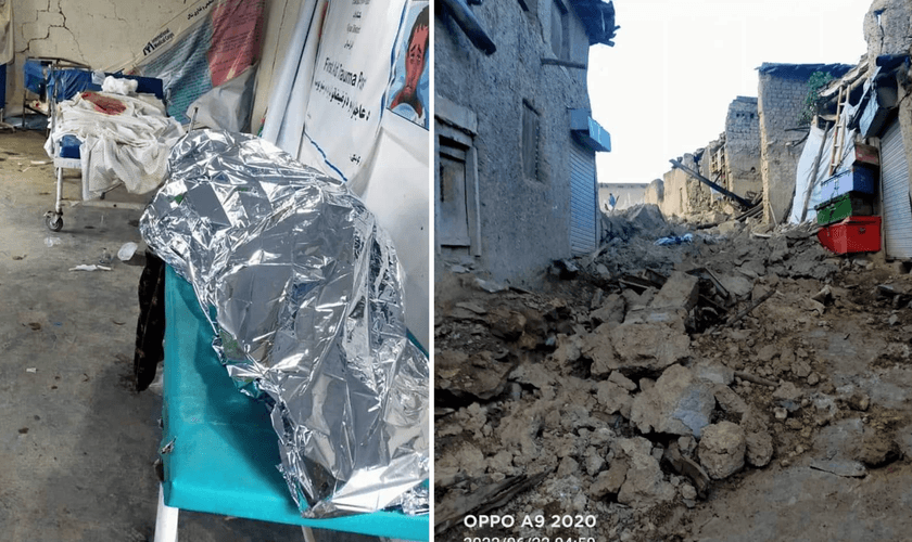 Terremoto no Afeganistão provocou centena de mortes e destruição em regiões remotas. (Foto: Twitter @Alham24992157)