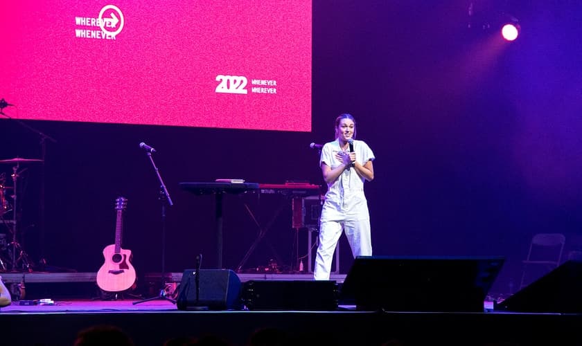 Sadie Robertson Huff no The Send Norway. (Foto: Guiame/Marcos Paulo Corrêa)