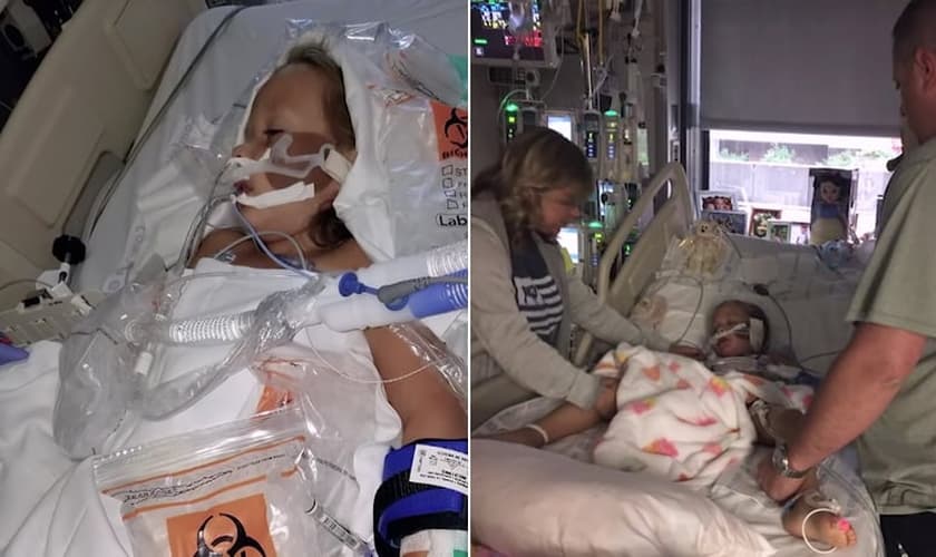 Zoe passou ficou em coma e passou por uma cirurgia de emergência. (Foto: CBN News)