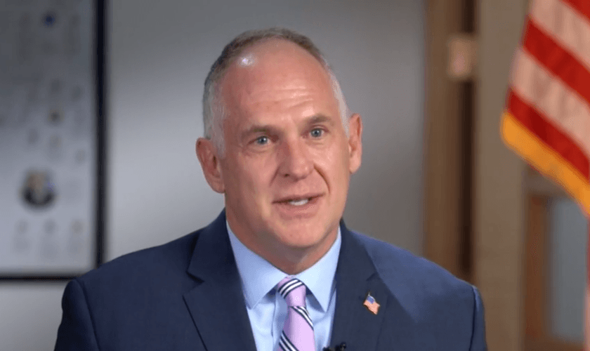 Dave Kubal, presidente da “Intercessors for America”. (Captura de tela vídeo da NTD)