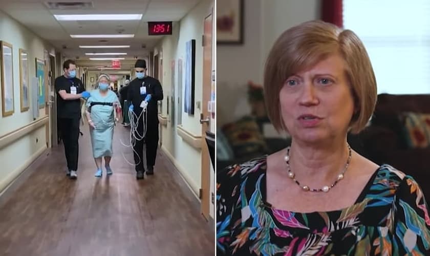 Christa Grant se recuperou milagrosamente. (Foto: CBN News/The 700 Club)