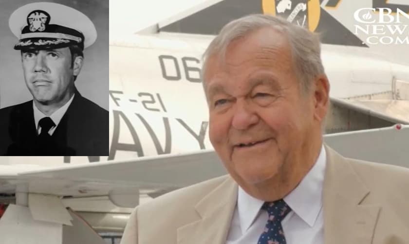 Dan Pedersen, fundador da escola de pilotos “Top Gun”. (Foto: Captura de tela/Vídeo CBN News)