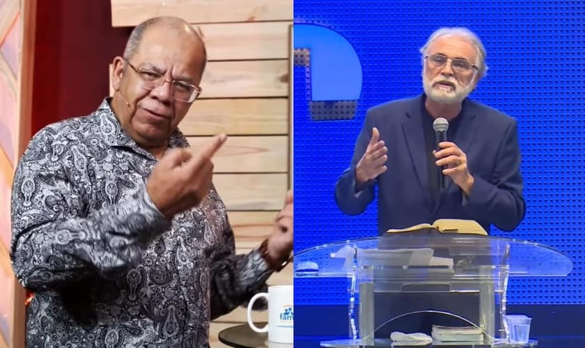 Pastores Josué Gonçalves e Estevam Fernandes. (Foto: Reprodução/Montagem/Redes Sociais)
