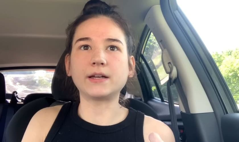 Cassidy Kellagher foi visitada por um anjo no quarto do hospital. (Foto: YouTube/Cassidy Kellagher).