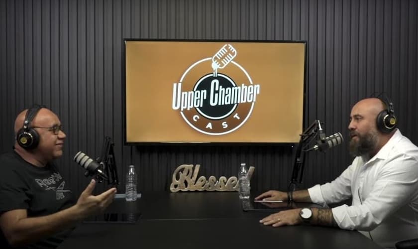 Pastores Judson Oliveira e Ricardo Padovan. (Foto: Captura de tela/YouTube Pr. Judson Oliveira)