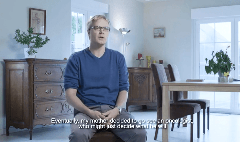 Tom Mortier, filho de Godelieva de Troyer, não foi avisado da eutanásia da mãe. (Foto: ADF Internacional).