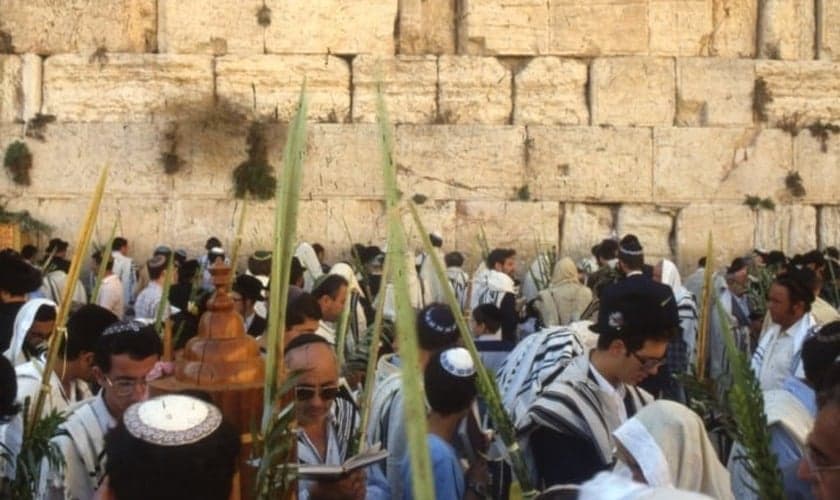 Festa de Sucot, em Jerusalém. (Foto: Wikimedia Commons)
