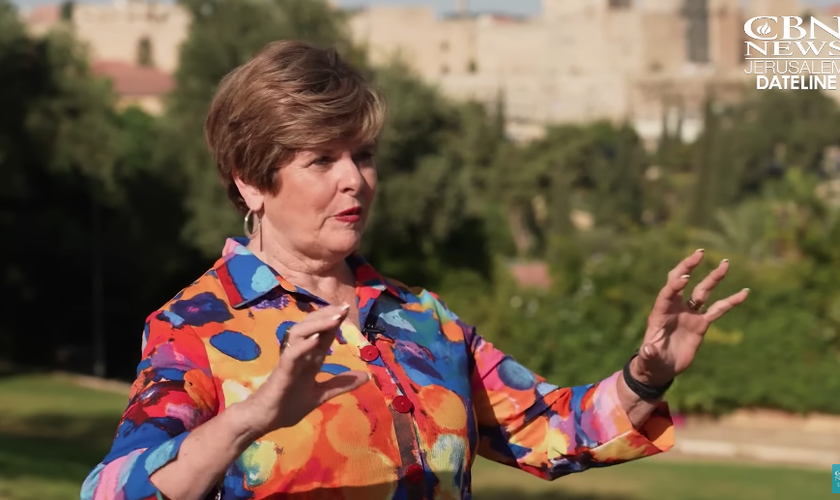 Cindy Jacobs durante entrevista em Jerusalém. (Foto: CBN News)