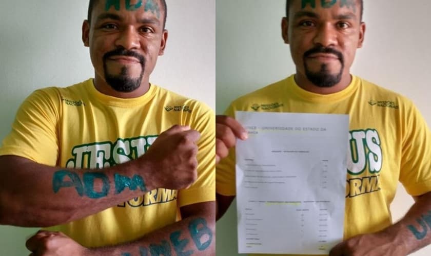 Jefferson Eduardo foi liberto das drogas por Jesus na Cristolândia. (Foto: Junta de Missões Nacionais).