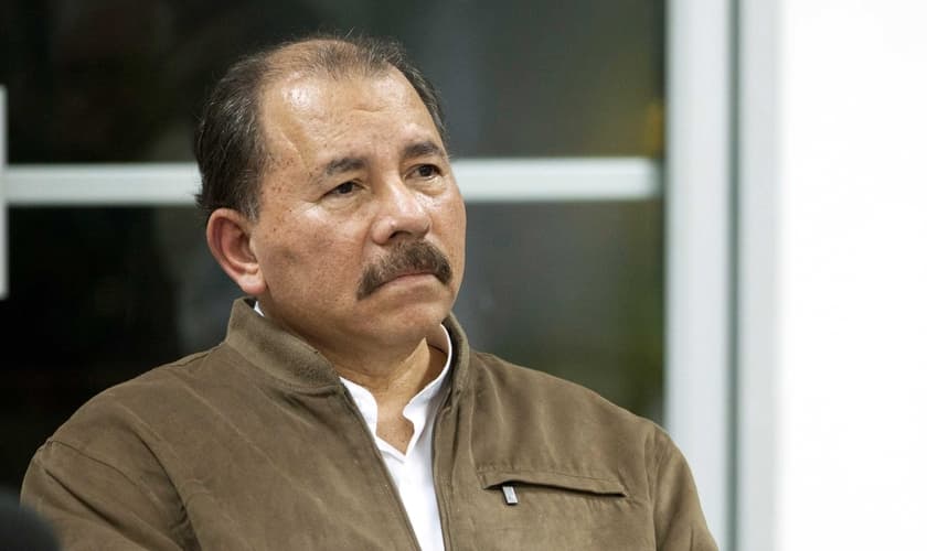 Daniel Ortega, presidente ditador da Nicarágua. (Foto: Flickr/Cancillería del Ecuador)