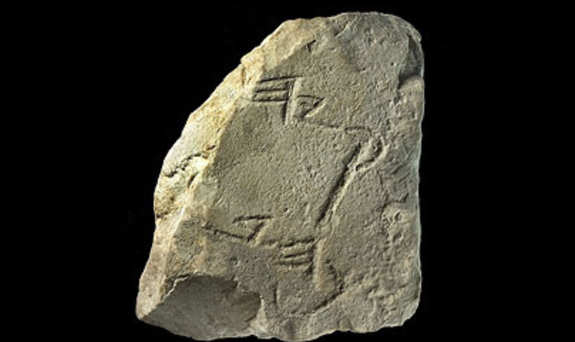 Fragmento de uma inscrição antiga encontrada em Jerusalém – agora decifrada para homenagear as realizações do rei Ezequias. (Foto: Autoridade de Antiguidades de Israel).