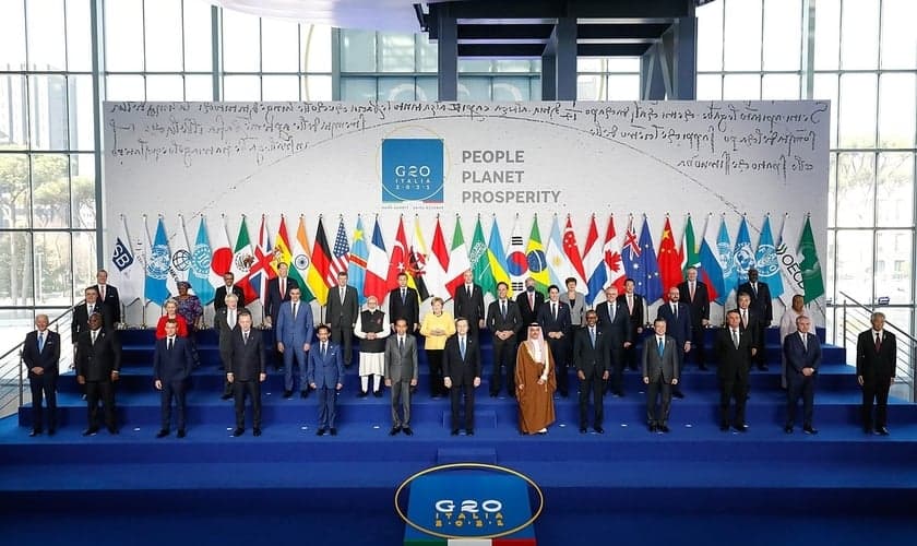 Reunião do G20, na Itália, em 30 de outubro de 2021. (Foto: Wikimedia Commons)