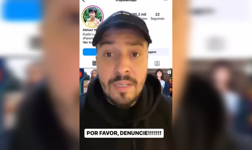 Isaias Saad mobilizou a comunidade evangélica para combater redes pedófilas no Instagram. (Foto: Reprodução/Instagram/Isaias Saad).