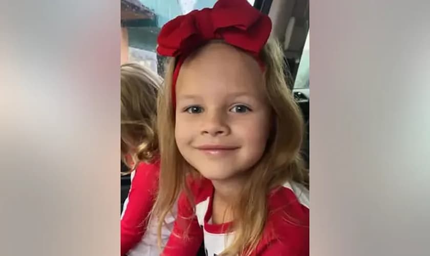 Foto de Athena Strand, de 7 anos, cujo corpo foi encontrado em 2 de dezembro de 2022. (Foto: Departamento de Polícia de White Settlement)