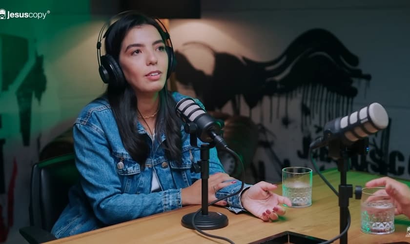 Letícia Gonçalves. (Foto: Captura de tela/YouTube JesusCopy)