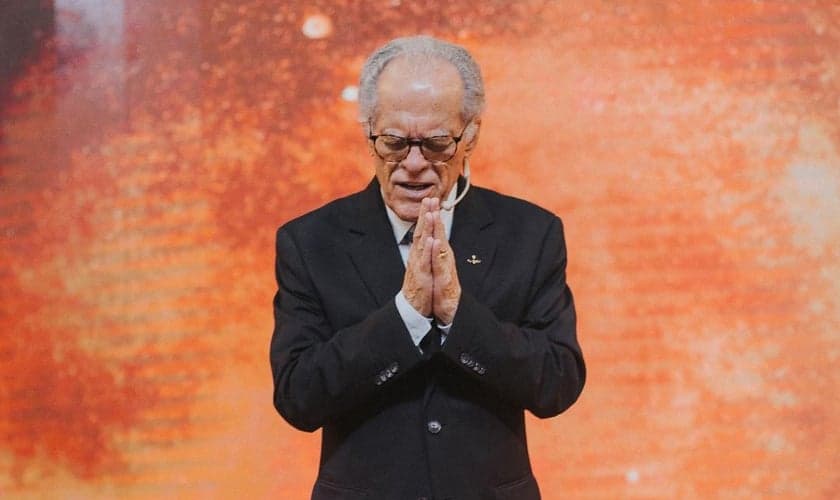 Pr. Márcio Valadão em culto de despedida do ministério. (Foto: Igreja Batista da Lagoinha)