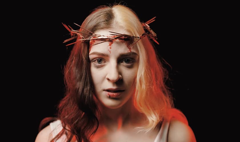 Representação de Jesus não-binário. (Foto: Edinburgh University Savoy Opera Group)