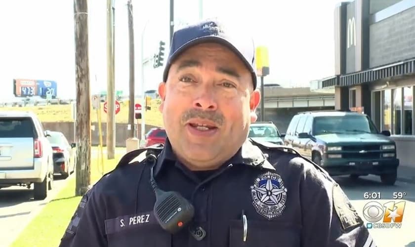 Policial Sergio Perez em entrevista à CBN DWF. (Foto: Reprodução/CBN DWF)