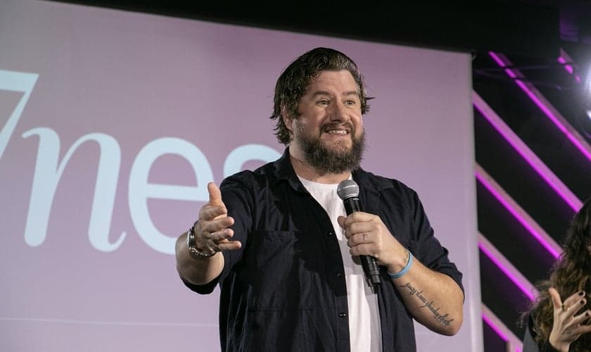 Ben Fitzgerald durante a conferência 7nes. (Foto: Guiame/Marcos Paulo Corrêa)