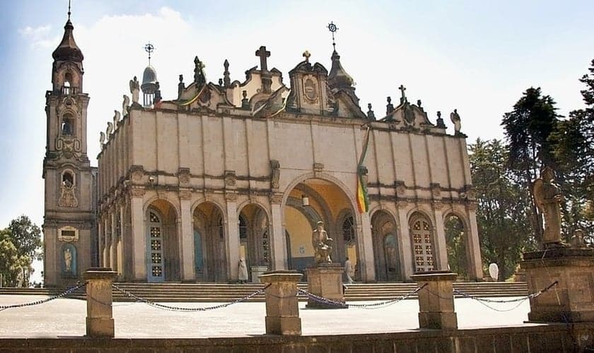 Catedral da Igreja Ortodoxa Etíope Tewahedo na Etiópia. (Foto: Imagem ilustrativa/Wikimedia Commons/A. Davey).