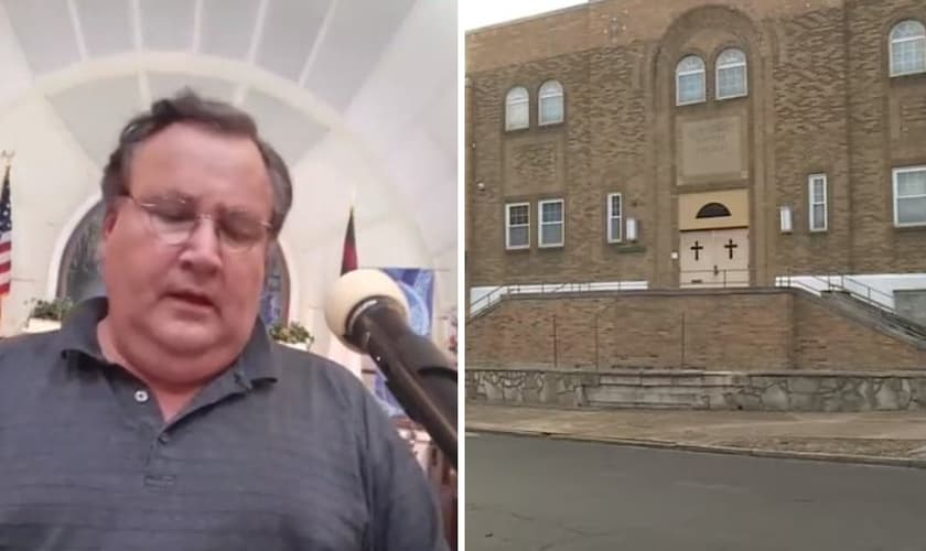 Pastor Mike e sua congregação nos Estados Unidos. (Foto: Facebook/Carondelet Baptist Church)