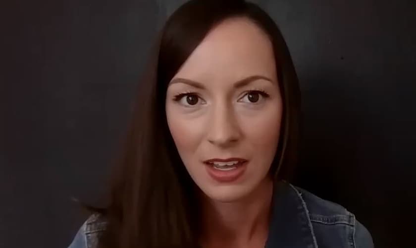 Professora Jessica em entrevista à Fox News. (Foto: Reprodução/Fox News)
