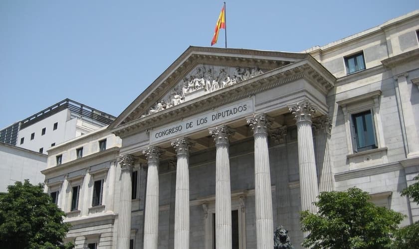 Palacio de las Cortes, em Madrid, sede do Parlamento espanhol. (Foto: Wikipedia/Creative Commons)