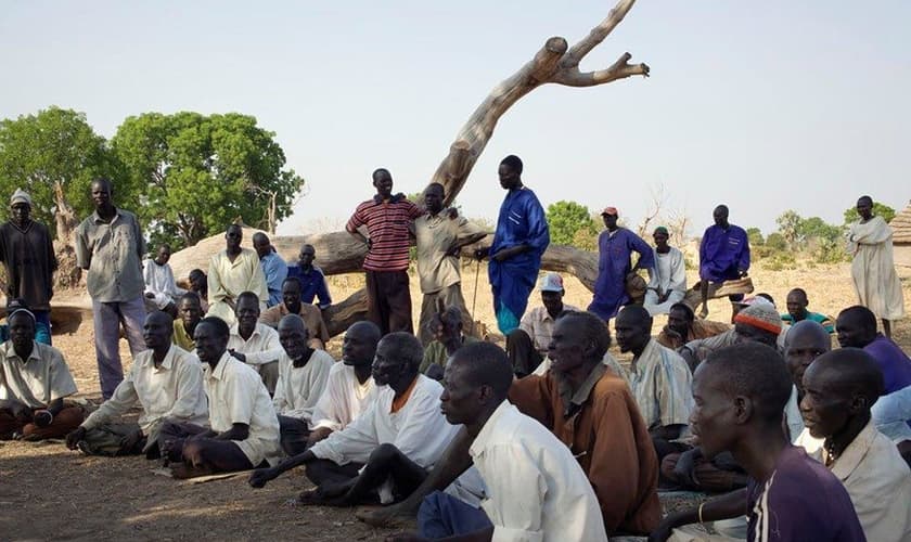Yousif Ayoub Hussein Ali foi detido durante um culto ao ar livre. (Foto: Imagem ilustrativa/UNDP South Sudan/Brian Sokol).