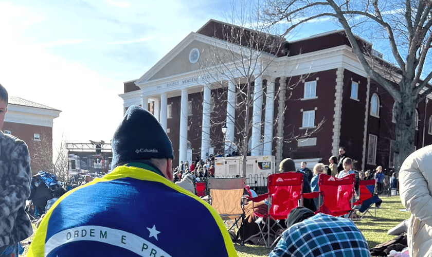 Pastor Joel Engel relata sua experiência no mover de Asbury. (Foto: Joel Engel)
