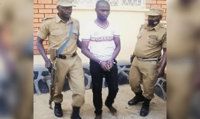 Prisão de Siraji Sabiri em Arua, Uganda, em 2 de fevereiro de 2023. (Foto: Reprodução/Morning Star News)