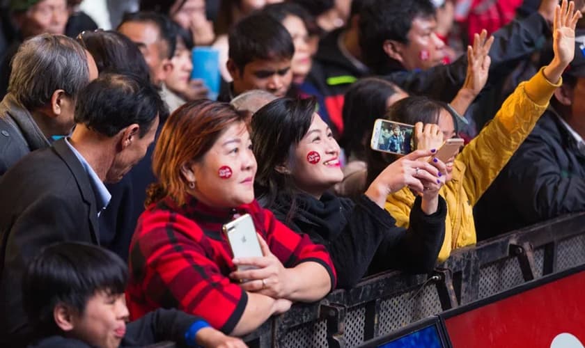 Um evento da BGEA no Vietnã em 2017. (Foto: BGEA).