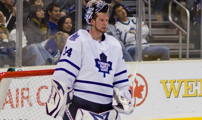 James Reimer jogador de hóquei cristão. (Foto: Reprodução/Bridget Samuels/Flickr)