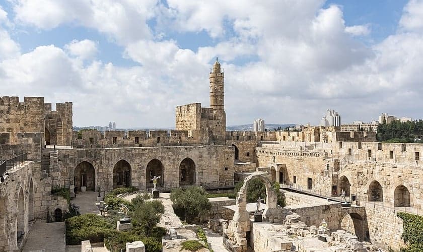Torre de Davi, na Cidade Velha de Jerusalém. (Foto: pxfuel)