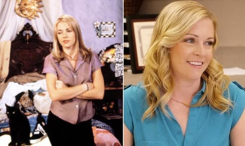 A atriz interpretou a bruxa Sabrina e após se converter participou de um filme cristão. (Foto: Reprodução/Walt Disney Television/Pure Flix)