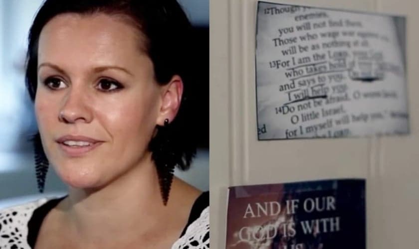 Bianca Vlastuin tinha apenas 10% de visão, devido a uma doença incurável. (Foto: Reprodução/YouTube/Andrew Wommack Ministries NL).