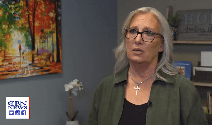 Christy Summers da “Restored Hope Network”. (Captura de tela/CBN News)