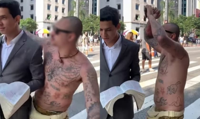 Isaque Chaves, de 19 anos, foi interrompido e hostilizado por um homem. (Foto: Reprodução/Instagram/Isaque Chaves).