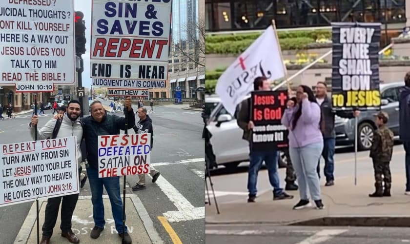 O evangelista brasileiro Marcos Nürmberger evangelizou durante a conferência satânica. (Foto: Facebook/Marcos Nürmberger).