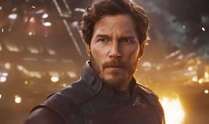 Chris Pratt no novo filme da Marvel. (Foto: Reprodução/YouTube/Marvel Brasil)