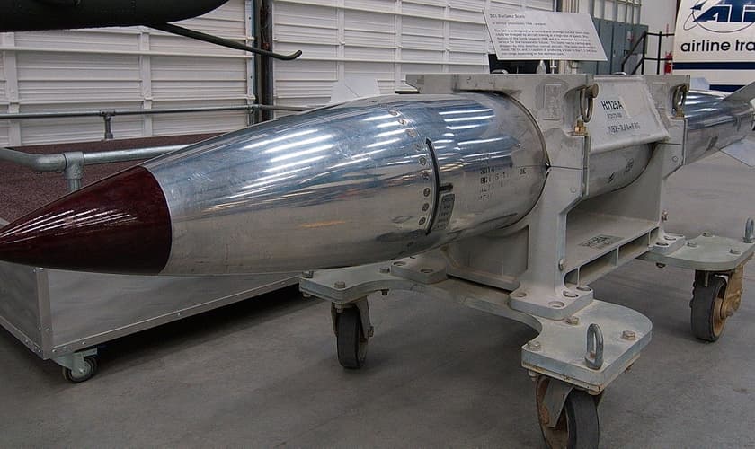 Exposição da Bomba Nuclear B61 no Pima Air & Space Museum, Arizona, EUA. (Foto representativa: Wikimedia Commons).
