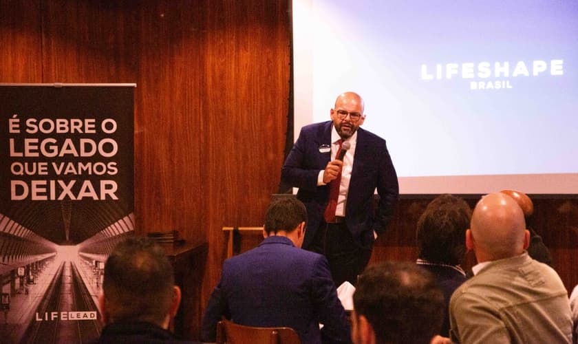 Encontro entre executivos da Chick-fil-A e líderes em SP. (Foto: Davi Seiffert)