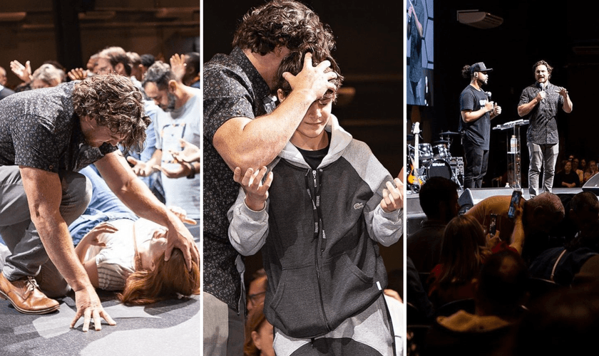 Richie Seltzer em cruzada com a Global Awakening, no Brasil. (Foto: Instagram/Richie Seltzer)