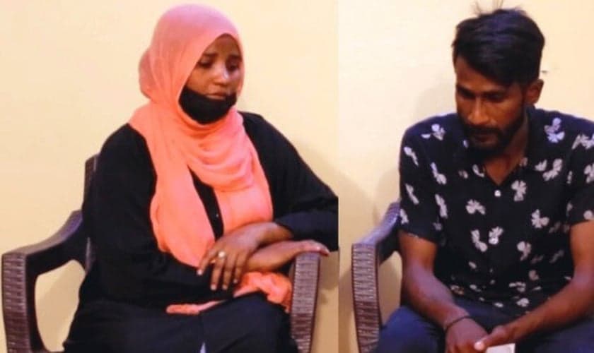 Asma Gulfam e seu esposo Gulfam Masih. (Foto: Reprodução/Morning Star News)