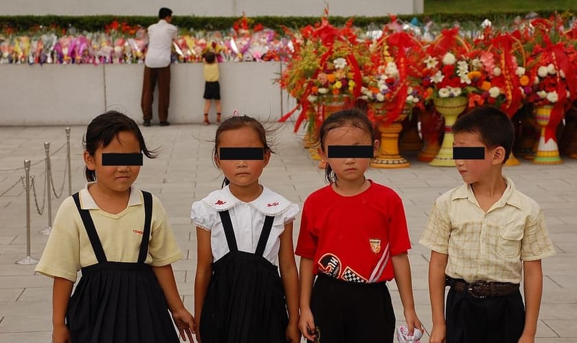 Crianças norte-coreanas. (Foto representativa: Wikimedia Commons/Stephan)