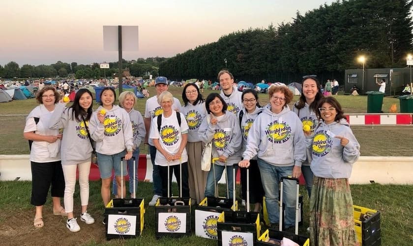 Equipe de voluntários de 6 igrejas do Third Space Ministries em Wimbledon. (Foto: Instagram/Third Space Ministries)