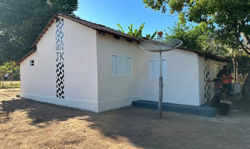 Posto de saúde reformado. (Foto: Reprodução/G1)