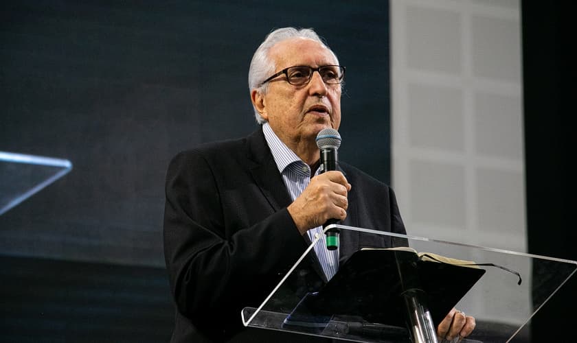 Pastor Antônio José na Expoevangélica 2023, em Fortaleza. (Foto: Guiame/Marcos Corrêa).