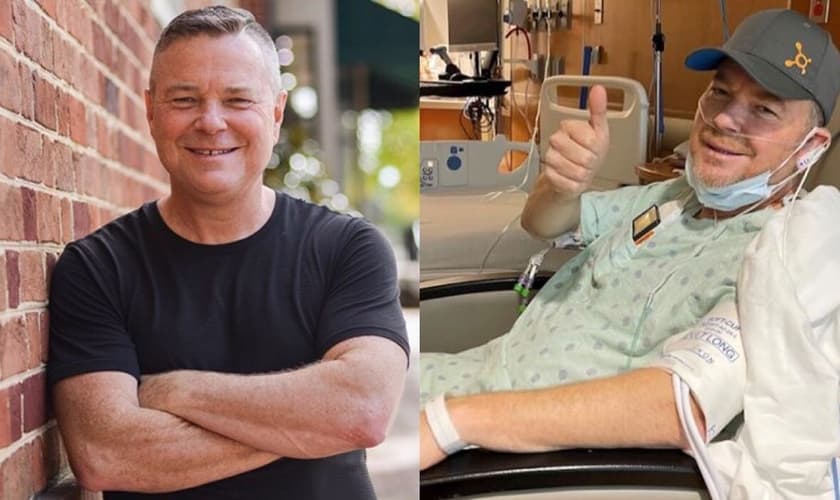 O pastor Randall Morrow contou seu testemunho de cura. (Foto: Reprodução/AG News)